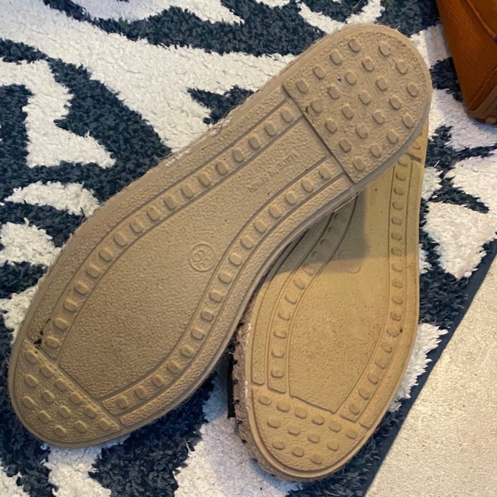 Verbenas Navy Espadrille Flats - Picture 3 of 5